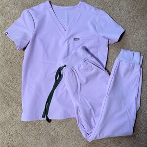 SOLD***Lavender Haze Scrub Set